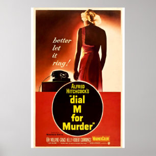 Dial M for Murder 1954 Film POSTER PRINT A5-A1