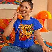 "Dial Me, Don't DM Me" Landline Rotary Telefoon T-shirt