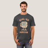 Dial-Up Overlever T-shirt (Voorkant volledig)
