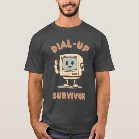 Dial-Up Overlever T-shirt (Voorkant)