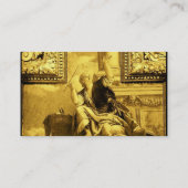 DIALECTICA ALLEGORY Gold Yellow, Roze, Fuchsia Visitekaartje (Achterkant)