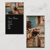 Dialectica, bruin, zwart visitekaartje (Voorkant / Achterkant)