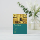 DIALECTICA, goudgeel Visitekaartje (Staand voorkant)