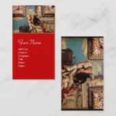 DIALECTICA / Renaissance Allegory, Red Visitekaartje (Voorkant / Achterkant)