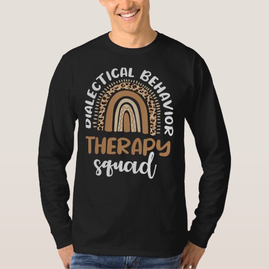 Dialectisch gedrag Therapie Squad Therapeut DBT T-shirt (Voorkant)