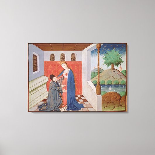 Dialoog tussen Boethius en Filosofie Canvas Afdruk (Voorkant)
