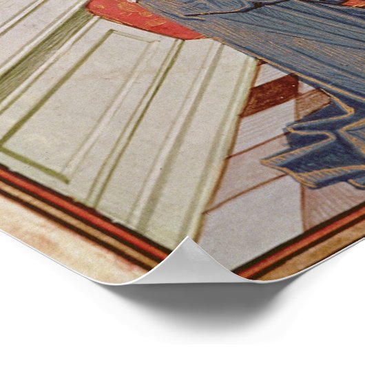 Dialoog tussen Boethius en Filosofie Poster (Hoek)