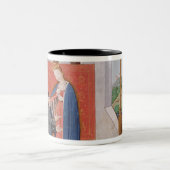 Dialoog tussen Boethius en Filosofie Tweekleurige Koffiemok (Center)