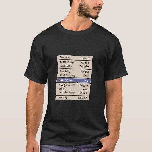 Dialoogdoos voor Mannen! T-shirt (Voorkant)