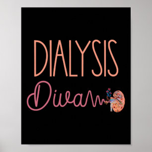 Dialyse Diva Technician Verpleegkundige Patiënt Sc Poster