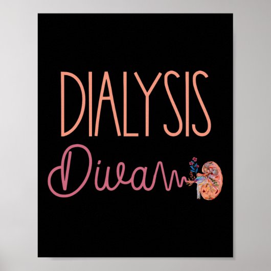 Dialyse Diva Technician Verpleegkundige Patiënt Sc Poster (Voorkant)