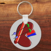 Dialyse- en nierschenkingen sleutelhanger (Voorkant)