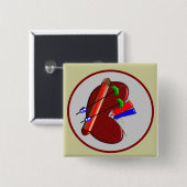 Dialyse- en nierschenkingen vierkante button 5,1 cm (Voorkant /achterkant)