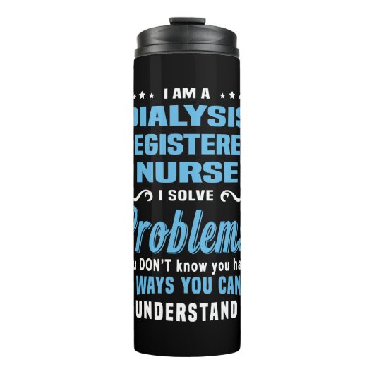 Dialyse geregistreerde verpleegkunde thermosbeker (Voorkant)