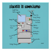 Dialyse Humor kussen Perfect Poster (Voorkant)