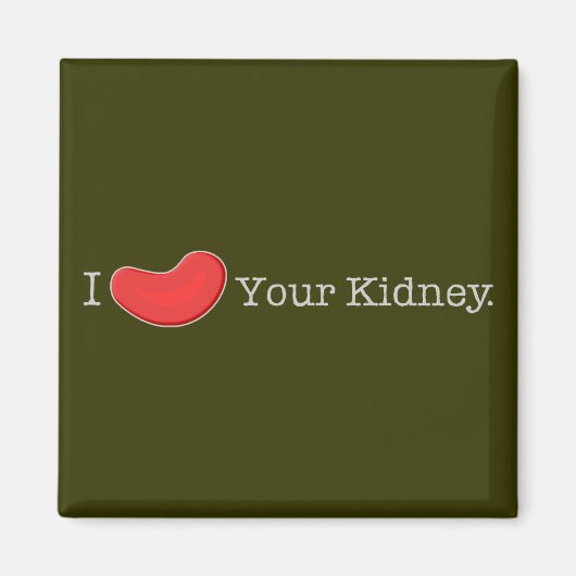 Dialyse-Humor T-shirts, cadeaus Magneet (Voorkant)