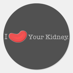 Dialyse-Humor T-shirts, cadeaus Ronde Sticker