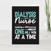 Dialyse Nefrologie Dialyse Tech Kaart (Voorkant)