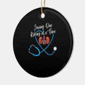 Dialyse Nefrologie Nierziekte Mislukking Keramisch Ornament (Links)