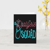 Dialyse Nefrologie Nierziekte Squad Kaart (Gele Bloem)