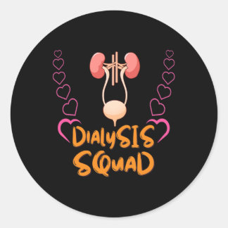 Dialyse Nefrologie Nierziekte Verpleegkunde 8 Ronde Sticker
