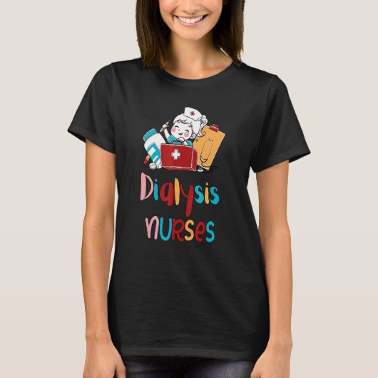 Dialyse Nefrologie Tech T-shirt (Voorkant)