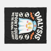 Dialyse Nefrologie Verpleegster Schattige Hallowee Fleece Deken (Voorkant (Horizontaal))