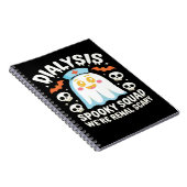 Dialyse Nefrologie Verpleegster Schattige Hallowee Notitieboek (Rechterzijde)