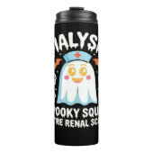 Dialyse Nefrologie Verpleegster Schattige Hallowee Thermosbeker (Voorkant)