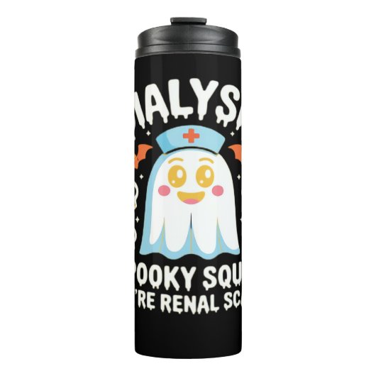 Dialyse Nefrologie Verpleegster Schattige Hallowee Thermosbeker (Voorkant)