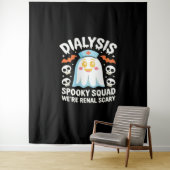 Dialyse Nefrologie Verpleegster Schattige Hallowee Wandkleed (In situ)
