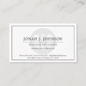 Dialyse Niersymbool Visitekaartje (Voorkant)