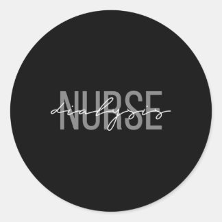 Dialyse Nurse Nefrologie Verharding Ronde Sticker