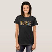 Dialyse Nurse Rn Nefrologie Geregistreerd leopard T-shirt (Voorkant volledig)