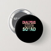 Dialyse Nurse Squad Cute Dialyse Nursing Nieren Ronde Button 5,7 Cm (Voorkant /achterkant)