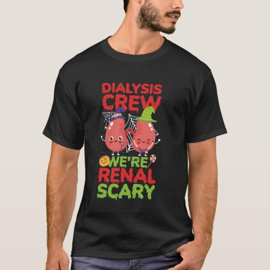 Dialyse Nurse Tech Technician Halloween Pun Daily T-shirt (Voorkant)