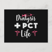 Dialyse + PCT Life Dialyse Technicus Nefrologie Briefkaart (Voorkant)