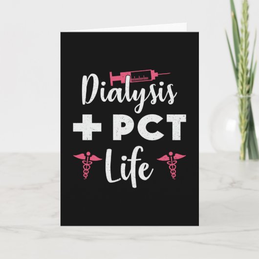 Dialyse + PCT Life Dialyse Technicus Nefrologie Kaart (Voorkant)