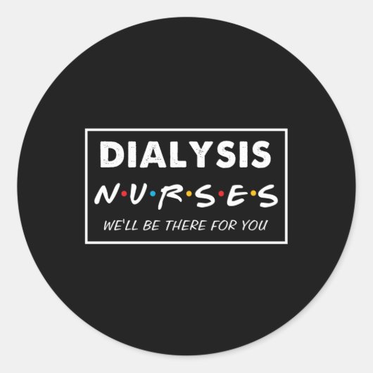 Dialyse Ronde Sticker (Voorkant)