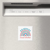 Dialyse Social Worker LCSW Renal Rainbow Magneet (Insitu (Vaatwasser))