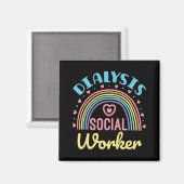 Dialyse Social Worker Renal LCSW Magneet (Voorkant / Achterkant)
