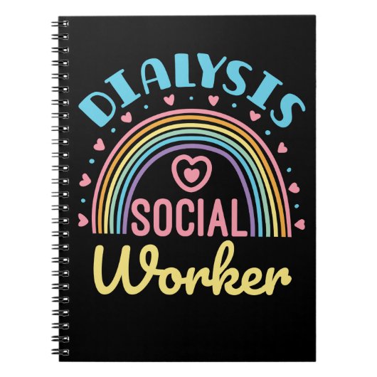 Dialyse Social Worker Renal LCSW Notitieboek (Voorkant)