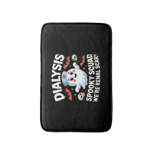 Dialyse Spooky Squad Renale Halloween Nefrologie N Badmat (Voorkant Verticaal)