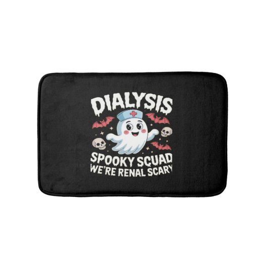 Dialyse Spooky Squad Renale Halloween Nefrologie N Badmat (Voorkant)
