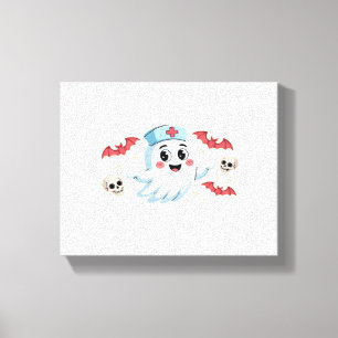 Dialyse Spooky Squad Renale Halloween Nefrologie N Canvas Afdruk