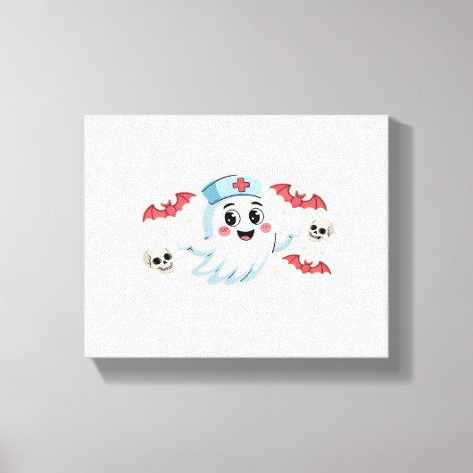 Dialyse Spooky Squad Renale Halloween Nefrologie N Canvas Afdruk (Voorkant)