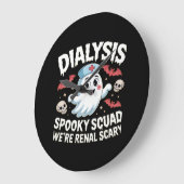 Dialyse Spooky Squad Renale Halloween Nefrologie N Grote Klok (Hoek)