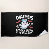 Dialyse Spooky Squad Renale Halloween Nefrologie N Strandlaken (Voorkant)