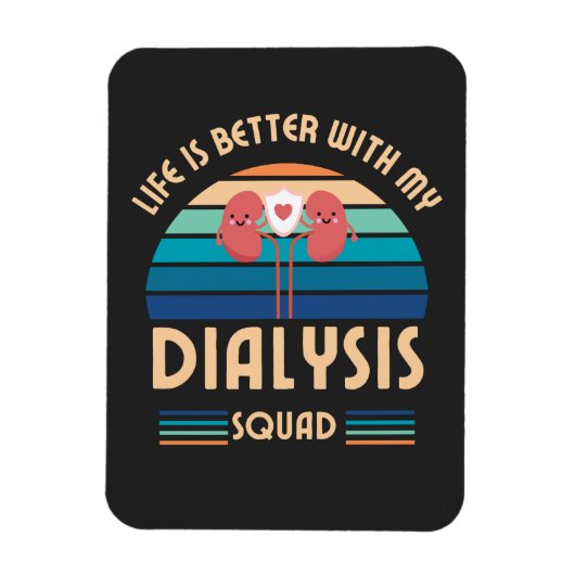 Dialyse Squad Appreciation Dialyse Verpleegkundige Magneet (Verticaal)
