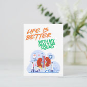 Dialyse Squad Briefkaart (Staand voorkant)